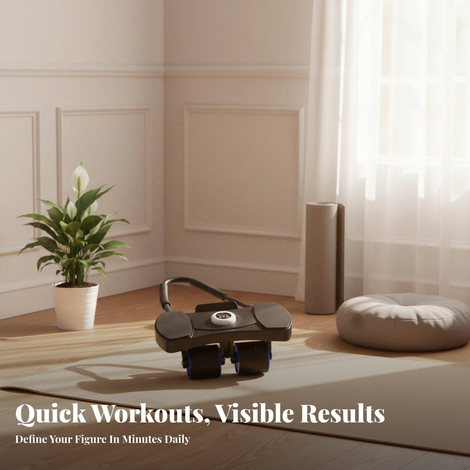 Ab Roller Wheel With Elbow Support - 코어 운동 기구, 팔꿈치 지지대가 있는