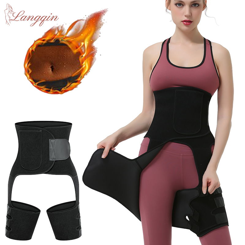 Sweat Waist Trainer Belt Neoprene - 무게추 감소용 스웨트 사우나 더블 압축