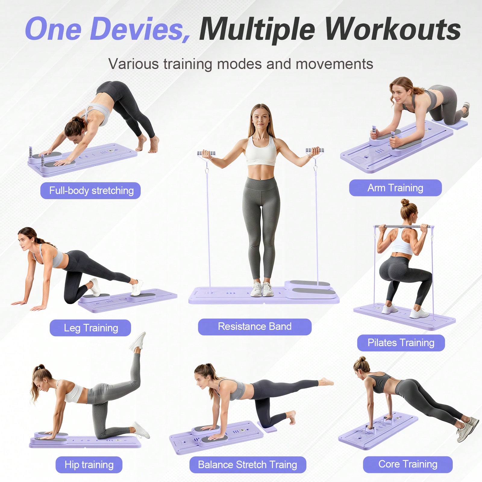 바가 있는 필라테스 리포머, 휴대폰 거치대가 있는 필라 - Fitness Equipment 리뷰 및 가격