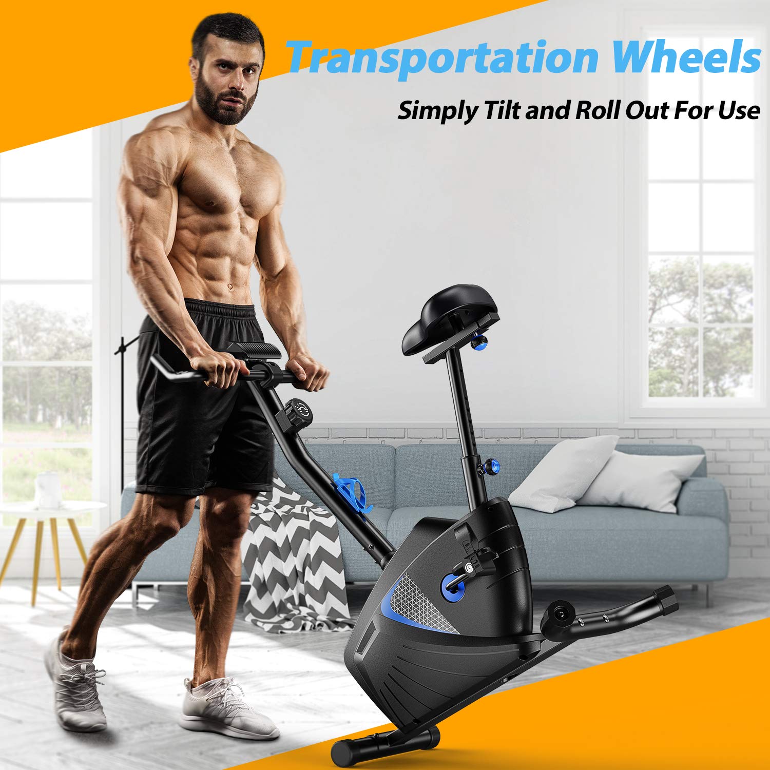 조절 가능한 자기 저항 운동 자전거, 부드럽고 조용한  - Exercise Bike Magnetic Resistance 리뷰 및 가격