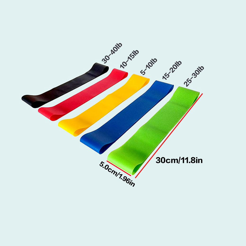 5pcs 요가 필라테스 저항 밴드 물리 치료를위한 긴  - Pilates Bar Kit With Resistance Bands 리뷰 및 가격