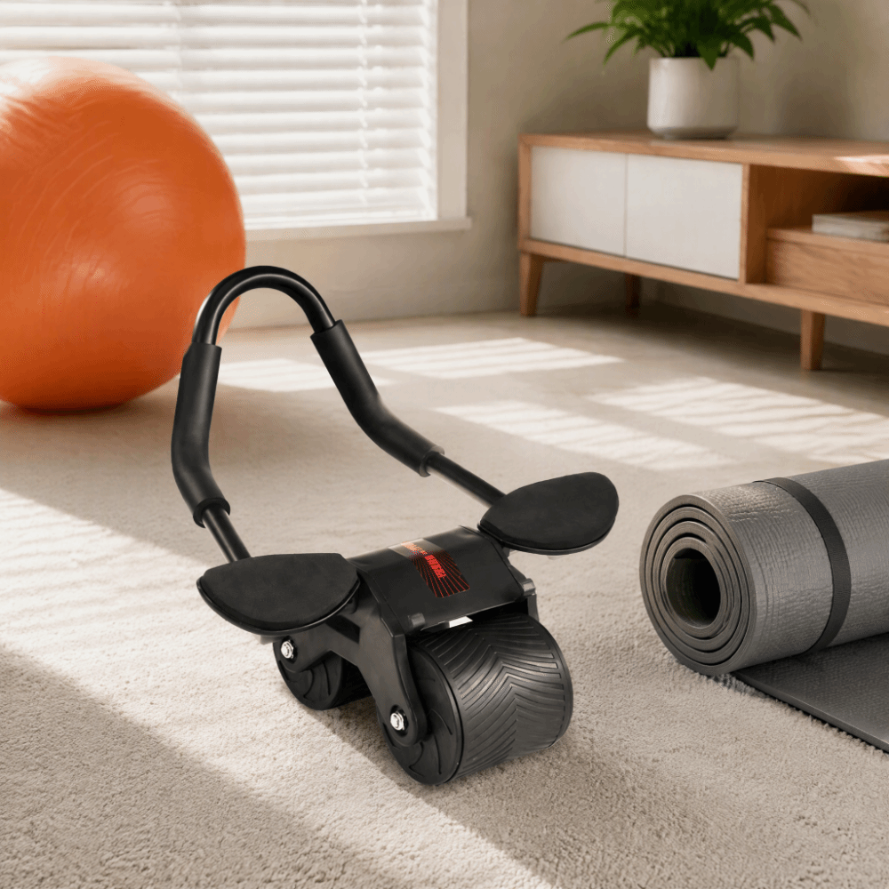 스틸 ABS 자동 리바운드 복근 롤러 휠 무릎 매트 팔 - Ab Roller Wheel With Elbow Support 리뷰 및 가격