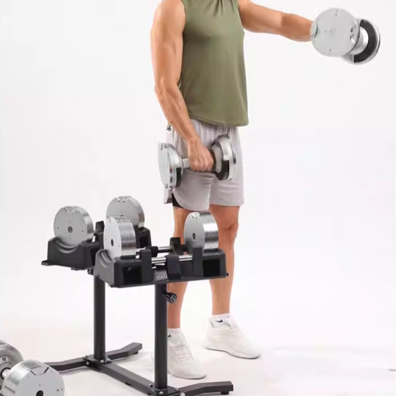 실버 조절식 전기 도금 덤벨 41.5kg 미끄럼 방지  - Adjustable Dumbbell Pair 40Kg 리뷰 및 가격